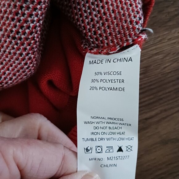 Simplee Tiger Orange Sweater Woman Size Small New - Picture 4 of 6